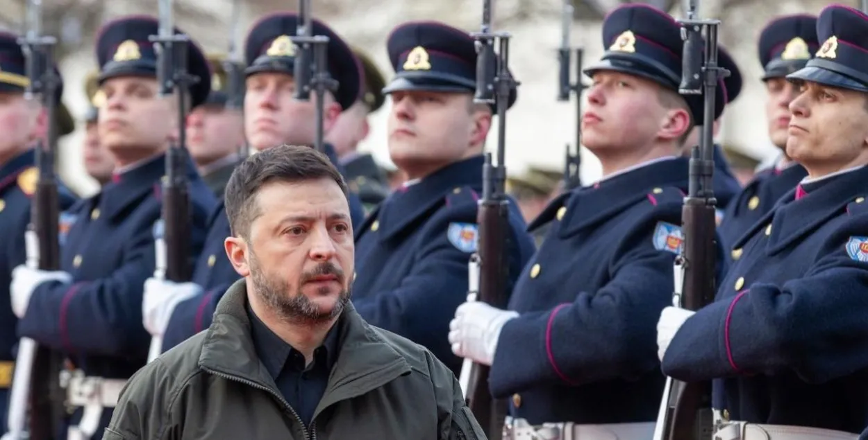 Уладзімір Зяленскі ў Вільніюсе
