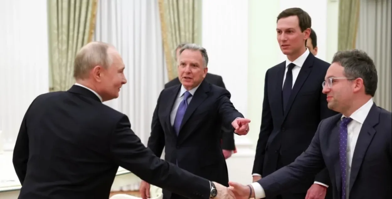 Встреча Путина с посланниками Трампа
