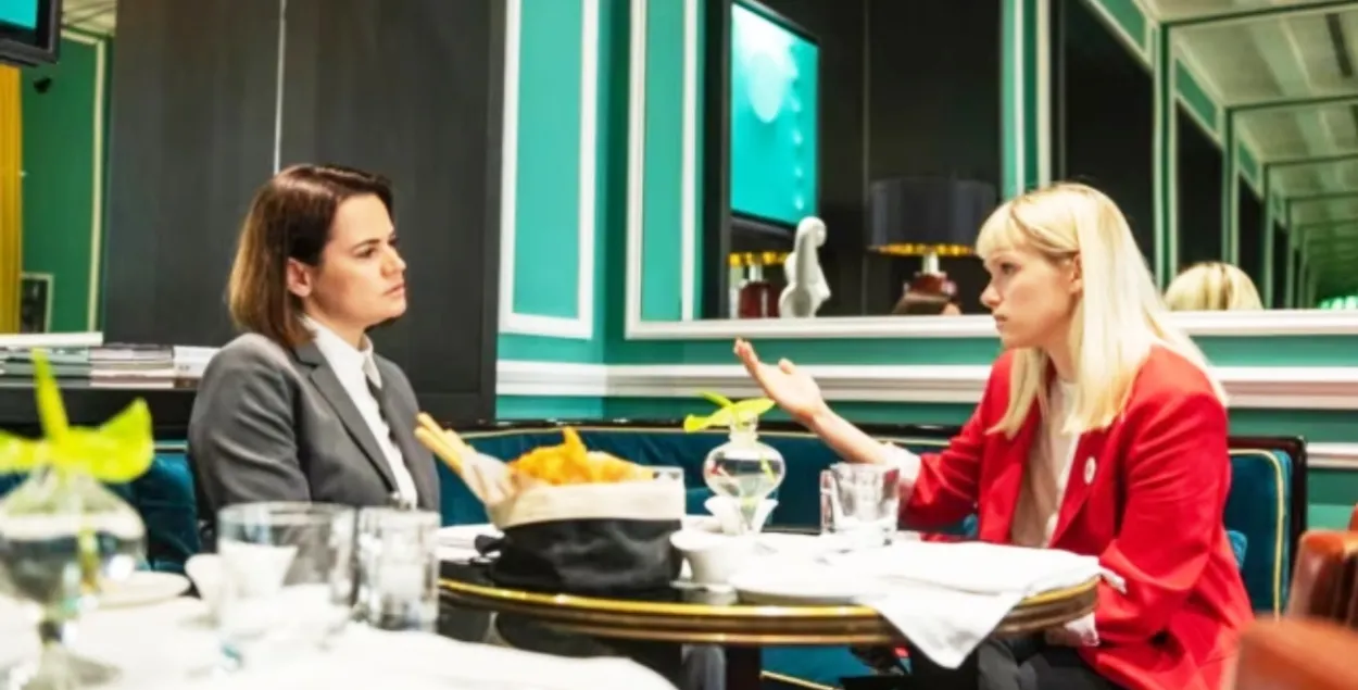 Светлана Тихановская и Екатерина Шульга
