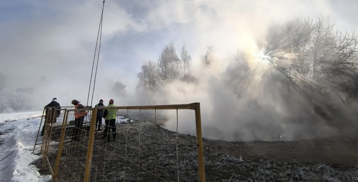 Рамонтныя работы на цепламагістралі
