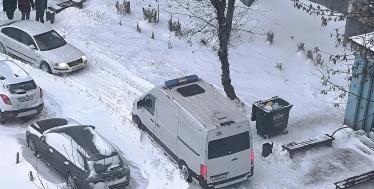 Мінскі двор, дзе знайшлі цела
