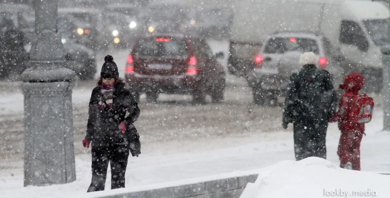 Морозы в Минске
