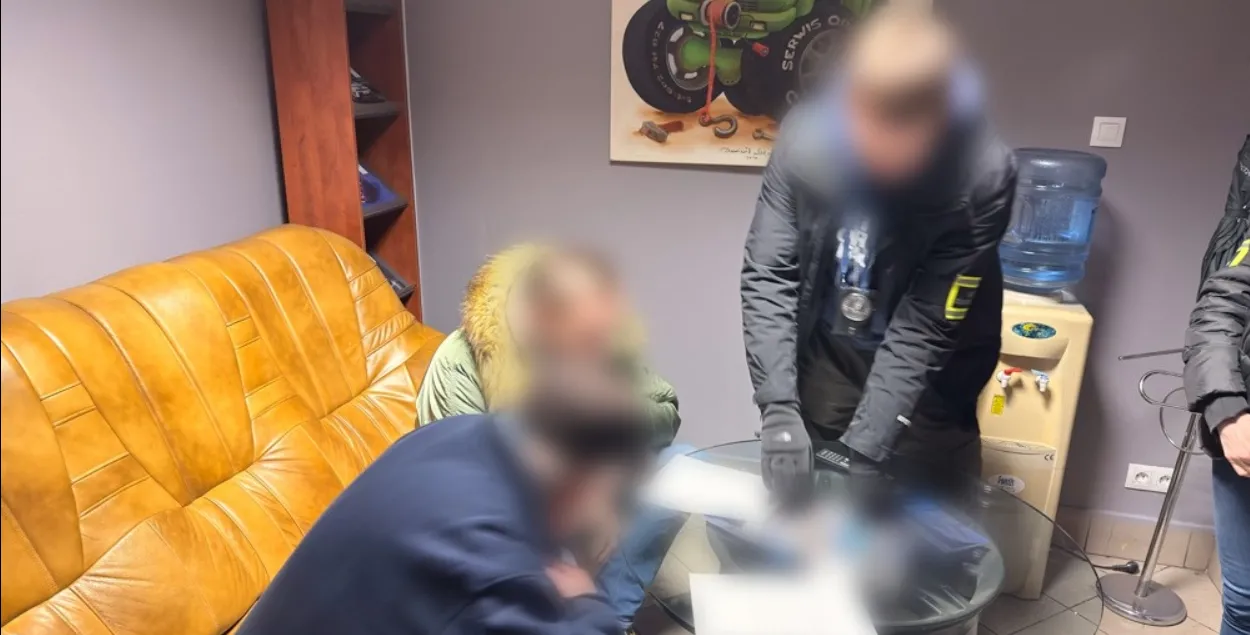 Затрыманне злачыннай групы ў Польшчы
