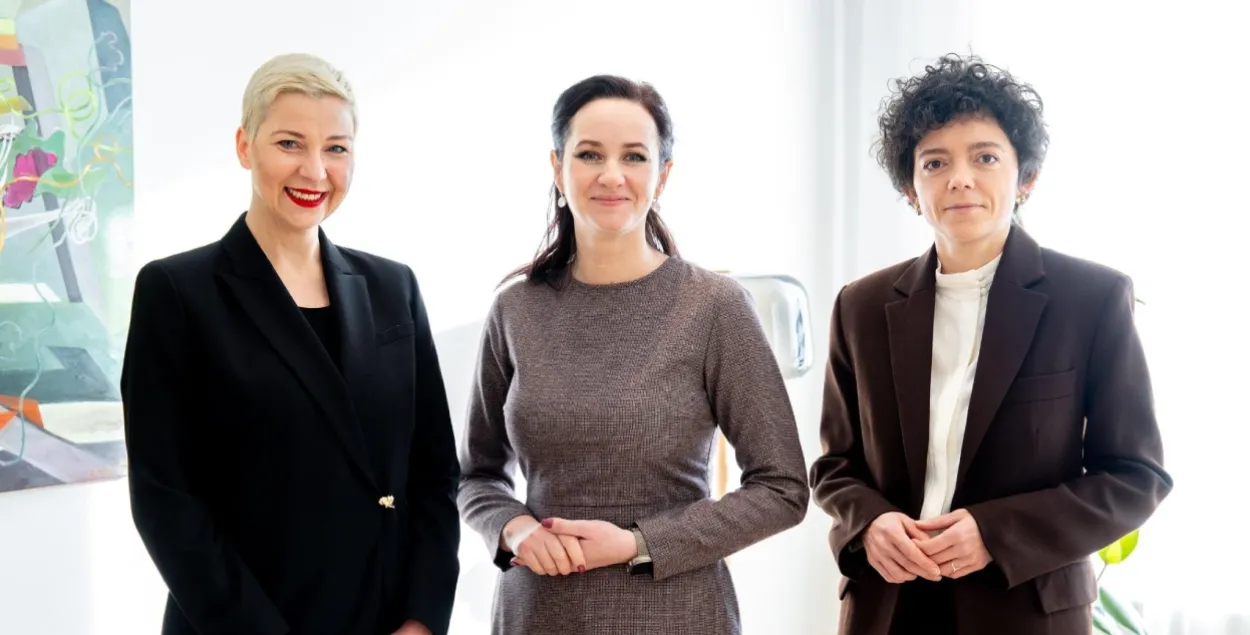 Марыя Калеснікава, Інга Ругінене, Таццяна Хоміч
