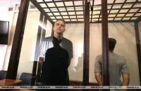 Павел Мажэйка і Юлія Юргілевіч у судзе / Белта