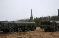 “Іскандэр-М”, які можа несці ядзерную зброю, у Беларусі / Міністэрства абароны
