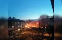 Месца падзення самалёту
