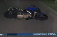 26-гадовы кіроўца на матацыкле Kawasaki здзейсніў наезд на лася&nbsp;