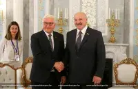 Штайнмаер і Лукашэнка / прэс-служба Лукашэнкі