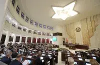 The Oval Hall in the National Assembly of Belarus / belarus.by