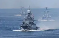 Расійскія караблі ў Азоўскім моры / Военное обозрение