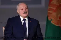 Лукашэнка падчас інтэрв&#39;ю Салаўёву / прэс-служба Лукашэнкі