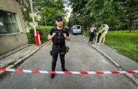 Каля суда ў Кіеве / t.me/censor_net/
