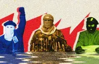Ірландская рэспубліканская армія трансфармавалася ў палітычны рух. Ці магчыма такое ў Беларусі? / калаж Еўрарадыё