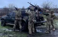 Мабільная група ўкраінскіх вайскоўцаў палюе на дроны-камікадзэ / https://www.facebook.com/GeneralStaff.ua

