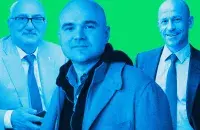 Pavel Topuzidis, Viktor Prokopenya, Aleksander Moshensky / collage by Euroradio