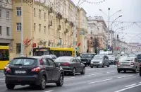 Аўтамабілі ў Мінску / Euroradio
