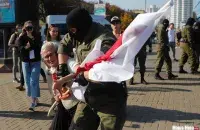 Затрыманне Ніны Багінскай / nashaniva.by