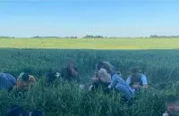 Нелегальныя мігранты на мяжы з Літвой / pasienis.lt