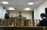 Photo from the courtroom by Anastasiya Boika/Euroradio 