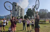 Веласіпедысты / фота носіць ілюстрацыйны характар