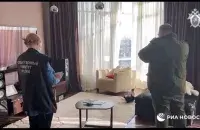 Расійскія следчыя ў хаце забітага банкіра ў Маскве / РІА Навіны​
