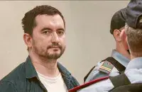 Сцяпан Латыпаў на судзе / кадр з відэа
