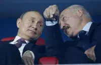 Уладзімір Пуцін і Аляксандр Лукашэнка