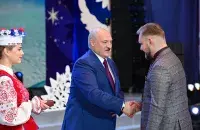 Лукашэнка і Азаронак / БЕЛТА