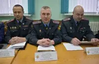 Аляксей Гецьман (в центре)