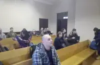 Andrei Byalyauski in court. Photo: Euroradio