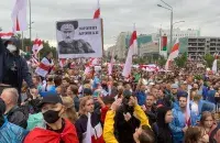 Марш Адзінства ў Мінску 6 верасня 2020 года / Еўрарадыё