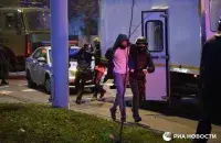 Затрыманні на адным з пратэстных маршаў у Мінску восенню 2020 га года/ Риа Новости