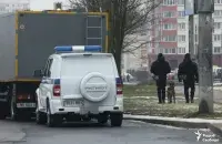 Сілавікі падчас нядзельнага маршу 13 снежня 2020 года / &quot;Радыё Свабода&quot;