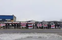 Нядзельны марш у Бараўлянах 20 снежня 2020 года /&nbsp;@baraulyanyInfo