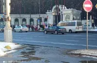Ланцуг салідарнасьці ля Парку Чалюскінцаў / kyky.org