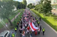 Акцыя прысвечана трэцяй гадавіне прэзідэнцкіх выбараў у Беларусі / Еўрарадыё