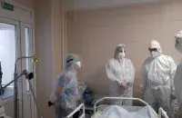 Беларускія медыкі ў палаце хворага COVID-19​&nbsp;/&nbsp;t.me/minzdravbelarus