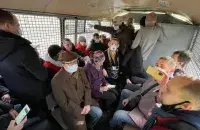 У аўтазаку / фота &quot;Новай газеты&quot;