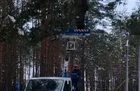 Напярэдадні вецер паваліў дзясяткі дрэў і галінкі на лініі электраперадачы