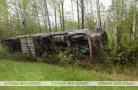 Фура са швейцарскім шакаладам у кювеце / МУС Беларусі