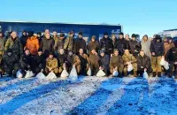 Дадому вярнуліся 33 украінскіх афіцэра і 17 радавых і сяржантаў

