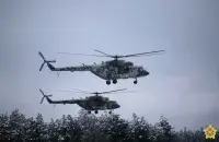 Верталёты над Беларуссю / МА РБ
