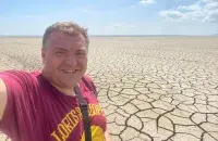 "На дне Кахоўскага мора" / facebook.com/sergij.nikitenko
