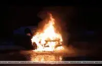 Падпалілі машыну начальніка Лагойскай ДАІ / sk.gov.by
