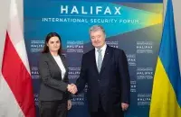 Светлана Тихановская с Петром Порошенко / twitter.com/poroshenko
