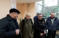 In the photo: Kastus Zhukouski - second on the left. Photo:baj.by