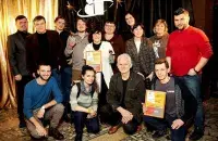Вясноўцы на ўручэнні прэміі "Чэмпіёны грамадзянскай супольнасці" ў 2020-м / spring96.org
