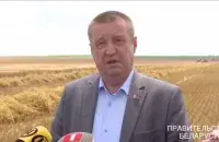 Віцэ-прэм'ер Леанід Заяц у полі
