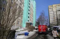 Пажар у Мінску
